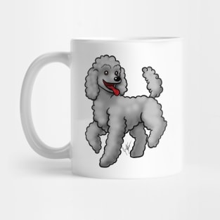 Dog - Poodle - Gray Mug